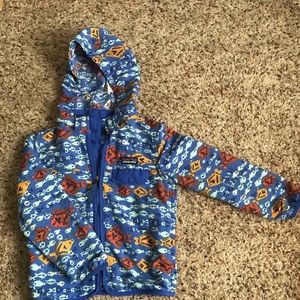 Patagonia light weight jacket w/ detachable hood
